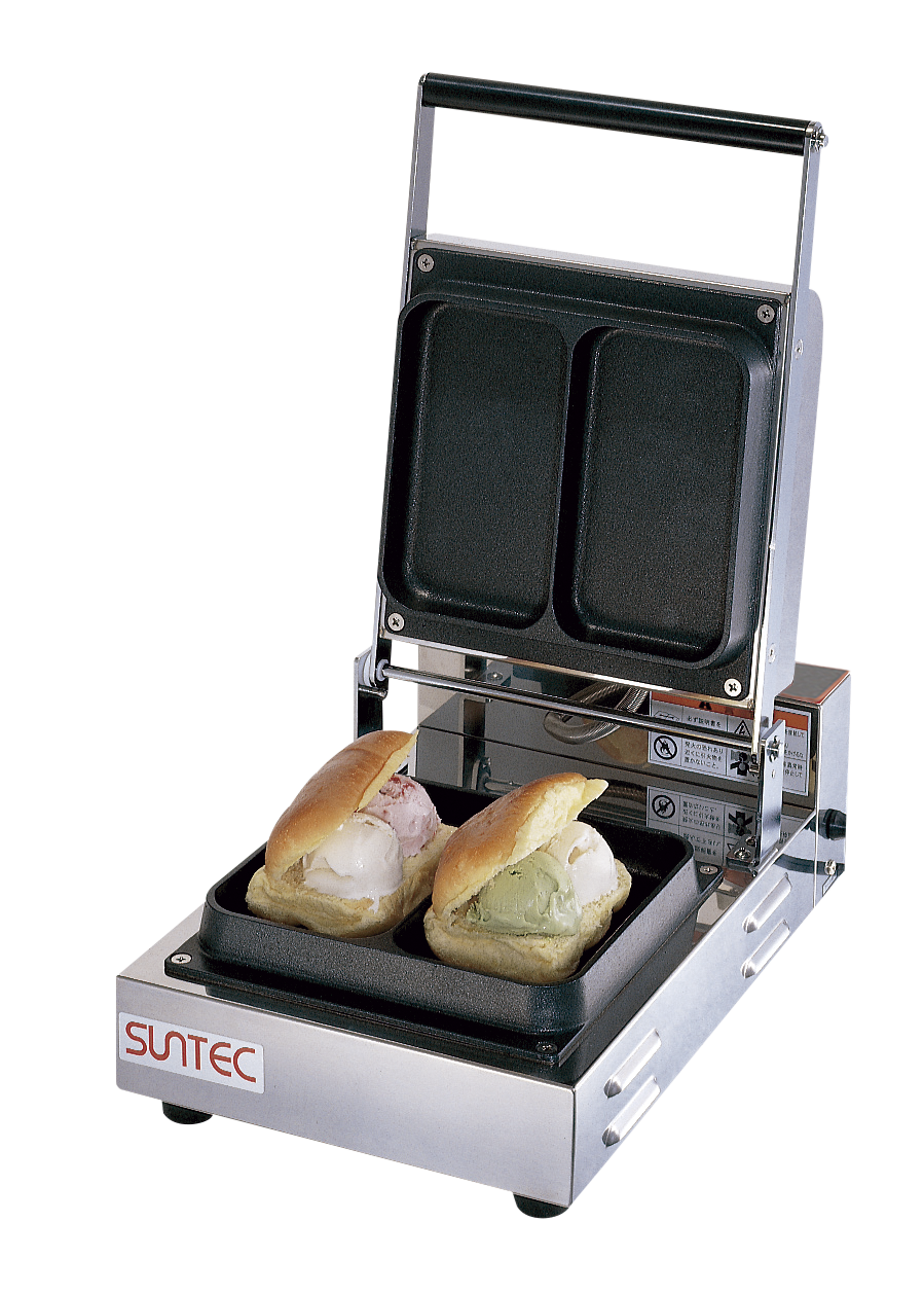 SALEセール 美品ホットサンドメーカー2連式サンテックPC-20パニーニクッカー2連式 サンテック